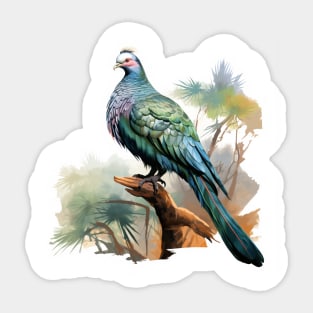 Nicobar Pigeon Sticker